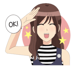 Adorable Days: Risa sticker #11489936