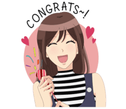 Adorable Days: Risa sticker #11489945