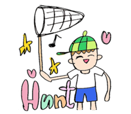 Always smiling , unstable rabbit sticker #11490469