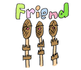 Always smiling , unstable rabbit sticker #11490470