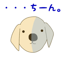 Labrador Retrievers' cute expressions 2 sticker #11490596