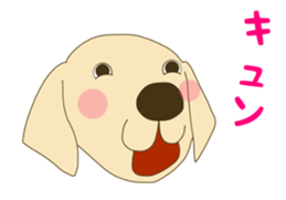Labrador Retrievers' cute expressions 2 sticker #11490599