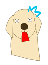 Labrador Retrievers' cute expressions 2 sticker #11490602