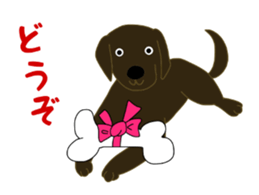 Labrador Retrievers' cute expressions 2 sticker #11490609