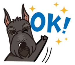 iinu - Giant Schnauzer sticker #11490632