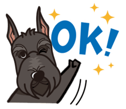 iinu - Giant Schnauzer sticker #11490632
