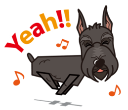 iinu - Giant Schnauzer sticker #11490633