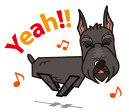 iinu - Giant Schnauzer sticker #11490633