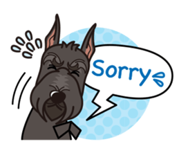 iinu - Giant Schnauzer sticker #11490635