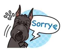 iinu - Giant Schnauzer sticker #11490635