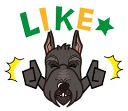 iinu - Giant Schnauzer sticker #11490636