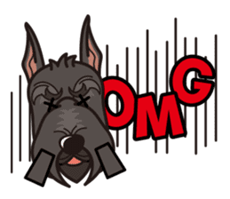 iinu - Giant Schnauzer sticker #11490643