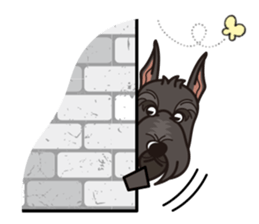 iinu - Giant Schnauzer sticker #11490646