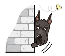 iinu - Giant Schnauzer sticker #11490646