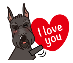iinu - Giant Schnauzer sticker #11490648