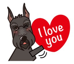 iinu - Giant Schnauzer sticker #11490648