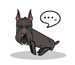 iinu - Giant Schnauzer sticker #11490649