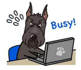 iinu - Giant Schnauzer sticker #11490650