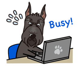 iinu - Giant Schnauzer sticker #11490650