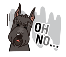 iinu - Giant Schnauzer sticker #11490655