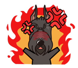 iinu - Giant Schnauzer sticker #11490656