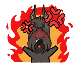 iinu - Giant Schnauzer sticker #11490656