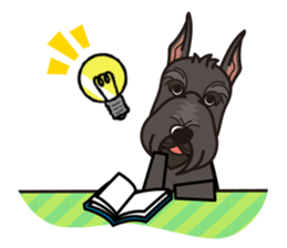 iinu - Giant Schnauzer sticker #11490658