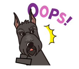 iinu - Giant Schnauzer sticker #11490659