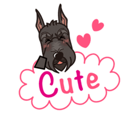 iinu - Giant Schnauzer sticker #11490661