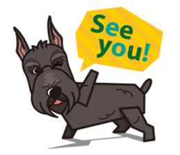 iinu - Giant Schnauzer sticker #11490671