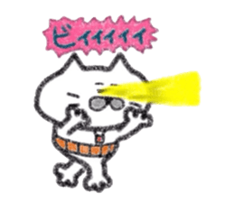 Kansai dialect Uncle cat softly sticker #11490995