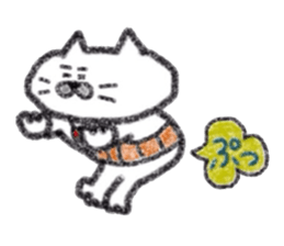 Kansai dialect Uncle cat softly sticker #11490997