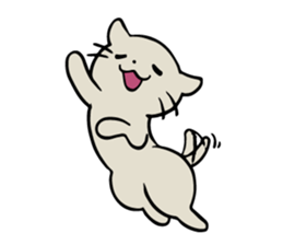 Cat to the daily conversation sticker #11491074
