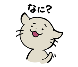 Cat to the daily conversation sticker #11491081