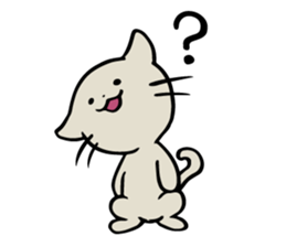 Cat to the daily conversation sticker #11491082