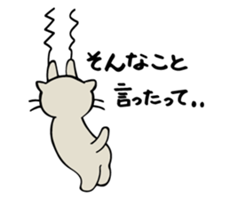 Cat to the daily conversation sticker #11491084