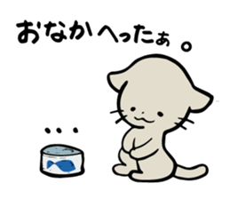 Cat to the daily conversation sticker #11491089