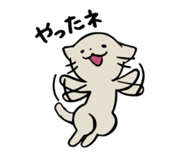 Cat to the daily conversation sticker #11491090