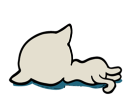 Cat to the daily conversation sticker #11491106