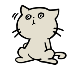 Cat to the daily conversation sticker #11491108