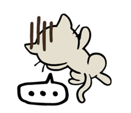 Cat to the daily conversation sticker #11491110