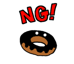 Easy to use! Hand-painted Bread sticker #11491959