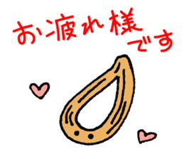 Easy to use! Hand-painted Bread sticker #11491989