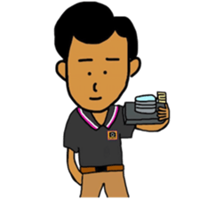 Mr. Kurokoge and cat. sticker #11492274