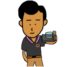 Mr. Kurokoge and cat. sticker #11492274