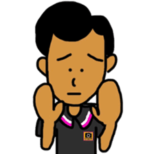 Mr. Kurokoge and cat. sticker #11492285