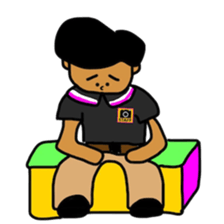 Mr. Kurokoge and cat. sticker #11492289