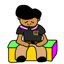 Mr. Kurokoge and cat. sticker #11492289