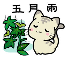 Small room of Toranosuke "rainy season" sticker #11492456