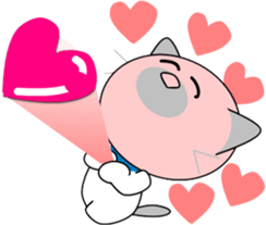 Sunny cat sticker #11492672